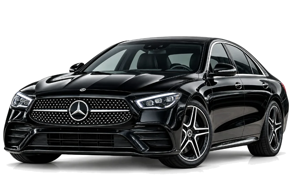 Black Mercedes-Benz CLA 200 sedan from the MPJ Australia chauffeured fleet