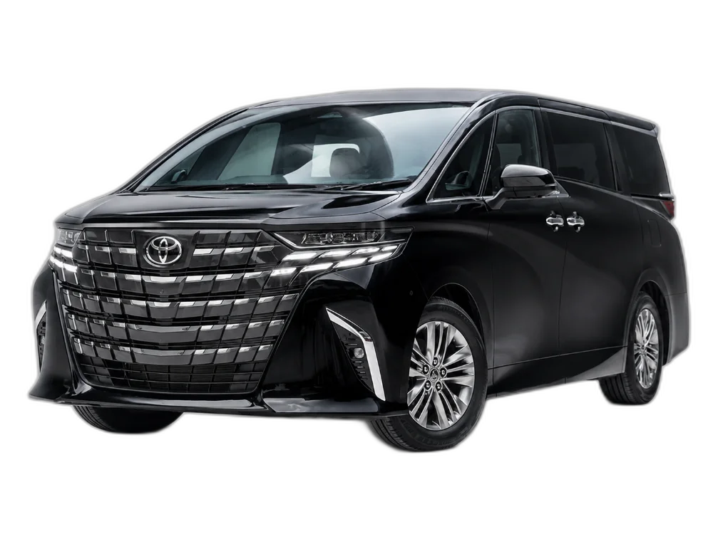Black Toyota Alphard 40 people mover from the MPJ Australia chauffeured fleet